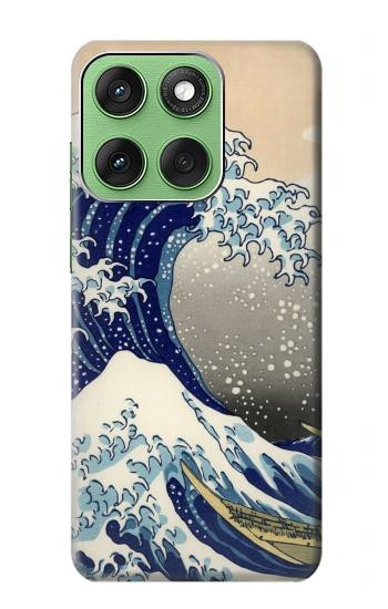 S2389 Hokusai La grande vague de Kanagawa Etui Coque Housse pour Motorola Edge 60