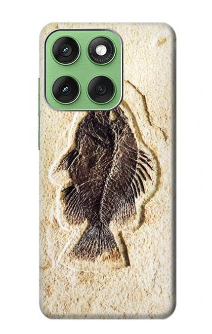 S2562 fossile poisson Etui Coque Housse pour Motorola Edge 60