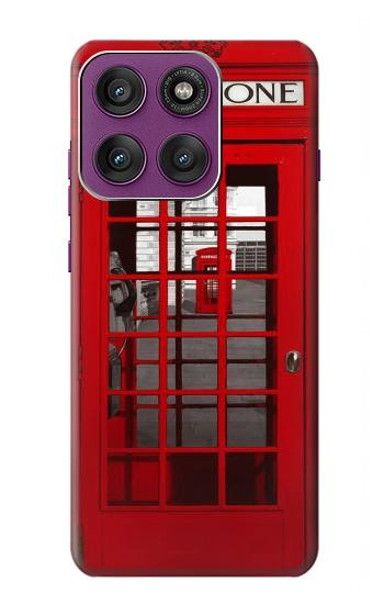 S0058 Cabine téléphonique Etui Coque Housse pour Motorola Edge 60 Pro