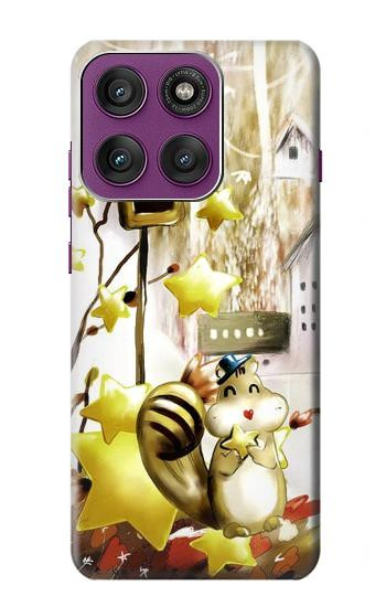 S0109 Écureuil mignon Dessin animé Etui Coque Housse pour Motorola Edge 60 Pro