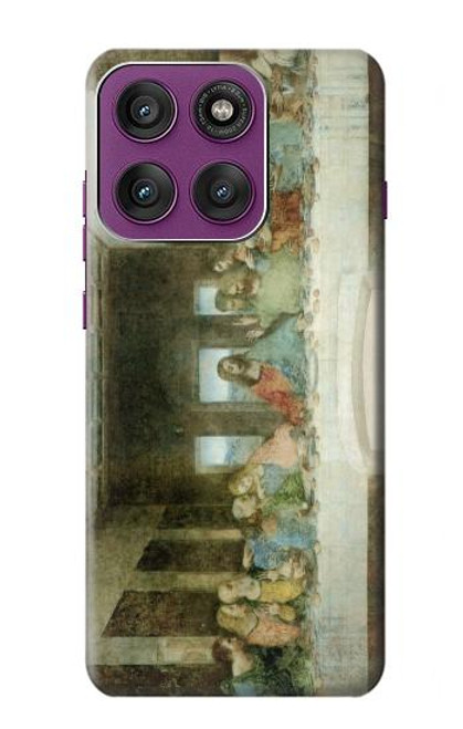 S0173 Leonardo Da Vinci La Cène Etui Coque Housse pour Motorola Edge 60 Pro