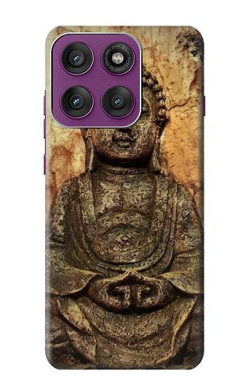 S0344 Bouddha Rocher Etui Coque Housse pour Motorola Edge 60 Pro