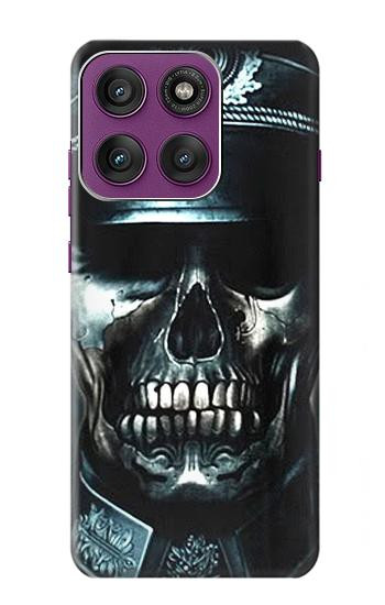 S0754 crâne soldat Etui Coque Housse pour Motorola Edge 60 Pro