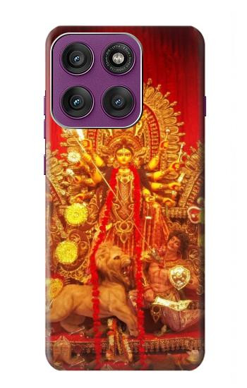 S1030 Dieu hindou Durga Puja Etui Coque Housse pour Motorola Edge 60 Pro