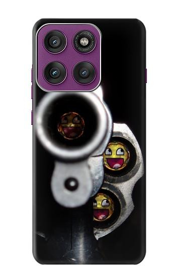 S1109 sourire pistolet Etui Coque Housse pour Motorola Edge 60 Pro