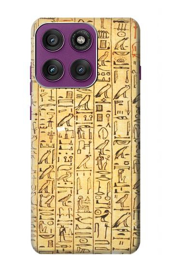 S1625 Textes des Sarcophages égyptiens Etui Coque Housse pour Motorola Edge 60 Pro