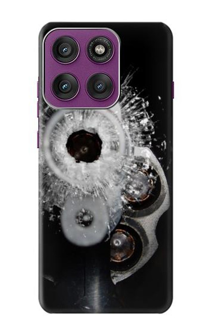 S2387 Verre bullet Trou Pistolet Etui Coque Housse pour Motorola Edge 60 Pro