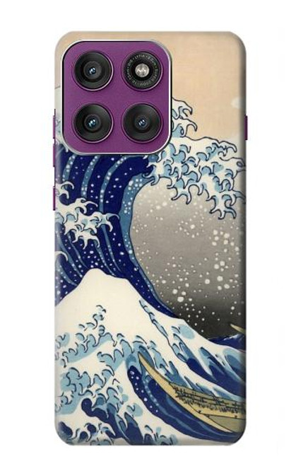 S2389 Hokusai La grande vague de Kanagawa Etui Coque Housse pour Motorola Edge 60 Pro