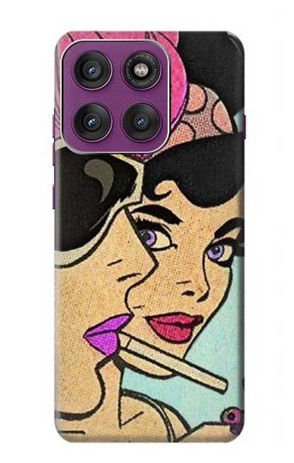 S3171 Filles Pop Art Etui Coque Housse pour Motorola Edge 60 Pro