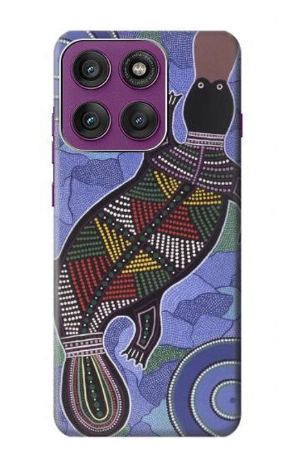 S3387 Platypus Art aborigène d'Australie Etui Coque Housse pour Motorola Edge 60 Pro