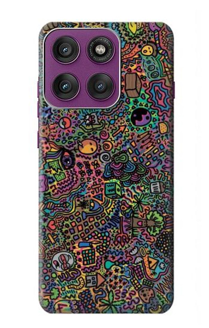 S3815 Art psychédélique Etui Coque Housse pour Motorola Edge 60 Pro