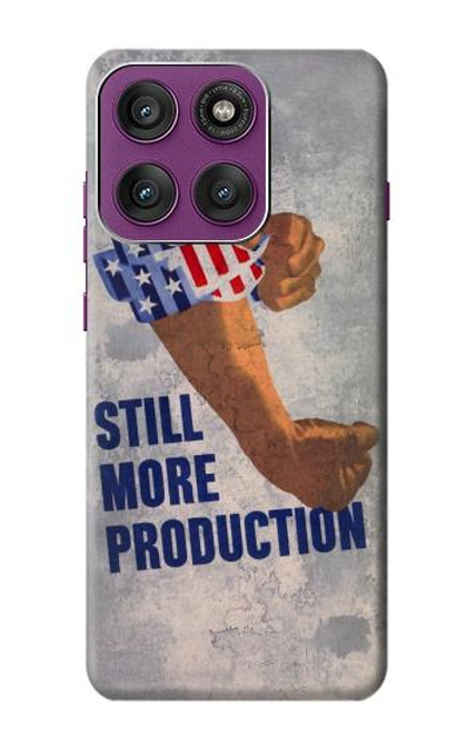 S3963 Toujours plus de production Carte postale vintage Etui Coque Housse pour Motorola Edge 60 Pro