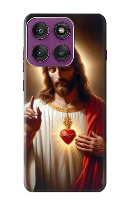 S3997 Jésus-Christ Etui Coque Housse pour Motorola Edge 60 Pro