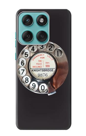 S0059 Ligne téléphonique Etui Coque Housse pour Motorola Edge 60 Fusion