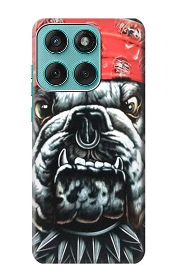 S0100 Bouledogue Football américain Etui Coque Housse pour Motorola Edge 60 Fusion