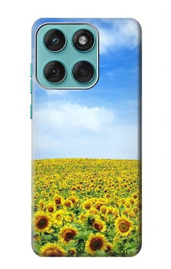 S0232 Tournesol Etui Coque Housse pour Motorola Edge 60 Fusion