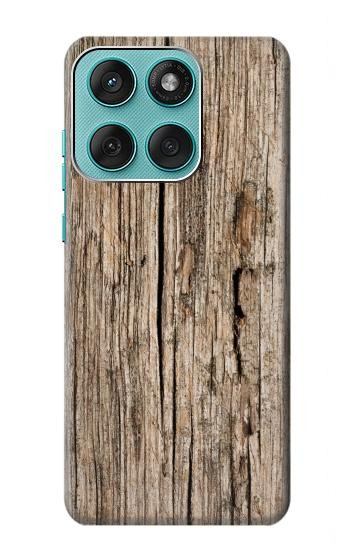 S0600 Bois imprimé graphique Etui Coque Housse pour Motorola Edge 60 Fusion