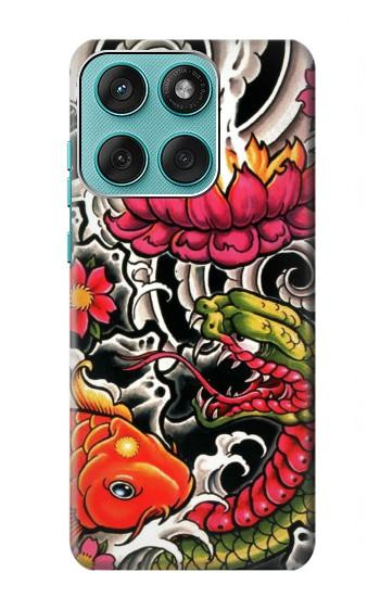 S0605 Yakuza tatouage Etui Coque Housse pour Motorola Edge 60 Fusion