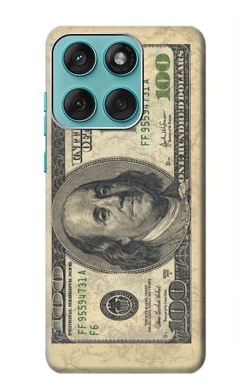 S0702 Dollars d'argent Etui Coque Housse pour Motorola Edge 60 Fusion