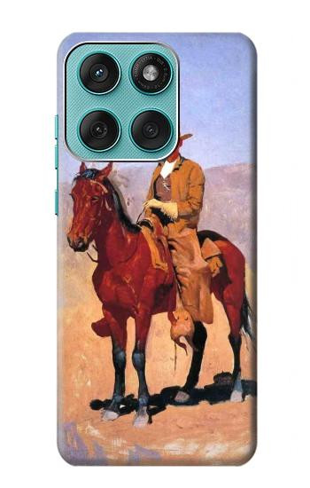 S0772 Cowboy occidental Etui Coque Housse pour Motorola Edge 60 Fusion