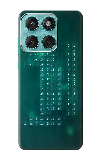 S0846 Chimie Tableau périodique Etui Coque Housse pour Motorola Edge 60 Fusion