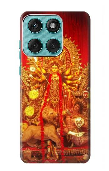 S1030 Dieu hindou Durga Puja Etui Coque Housse pour Motorola Edge 60 Fusion