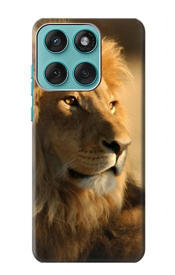 S1046 Le Roi Lion de la forêt Etui Coque Housse pour Motorola Edge 60 Fusion