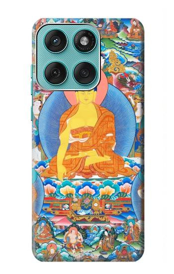 S1256 Peinture Bouddha Etui Coque Housse pour Motorola Edge 60 Fusion