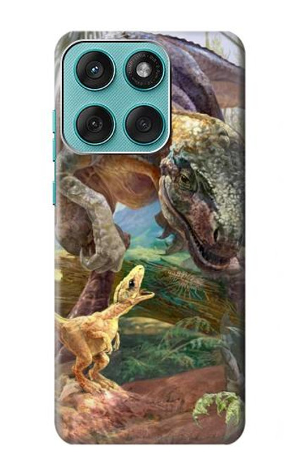 S1290 Dinosaures T-Rex Etui Coque Housse pour Motorola Edge 60 Fusion