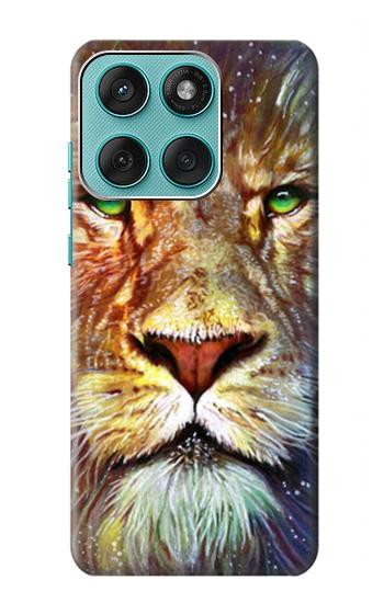S1354 Lion Etui Coque Housse pour Motorola Edge 60 Fusion