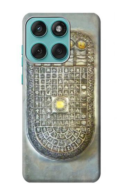S1484 Bouddha empreinte Etui Coque Housse pour Motorola Edge 60 Fusion
