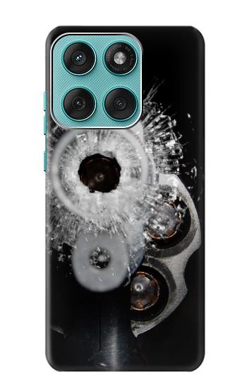 S2387 Verre bullet Trou Pistolet Etui Coque Housse pour Motorola Edge 60 Fusion