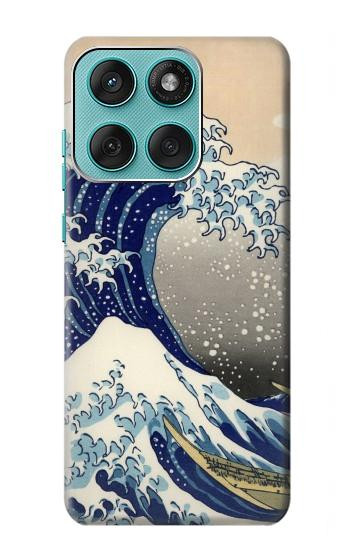 S2389 Hokusai La grande vague de Kanagawa Etui Coque Housse pour Motorola Edge 60 Fusion