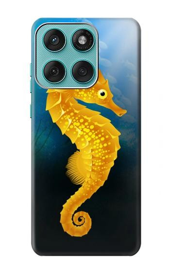 S2444 Hippocampe Monde sous-marin Etui Coque Housse pour Motorola Edge 60 Fusion