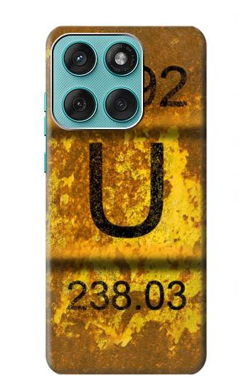 S2447 Vieux nucléaire d'uranium Rusty déchets Baril Etui Coque Housse pour Motorola Edge 60 Fusion