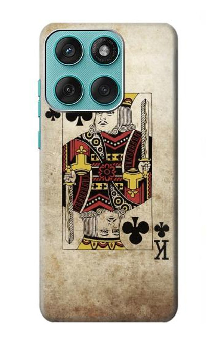 S2528 Poker King Carte Etui Coque Housse pour Motorola Edge 60 Fusion