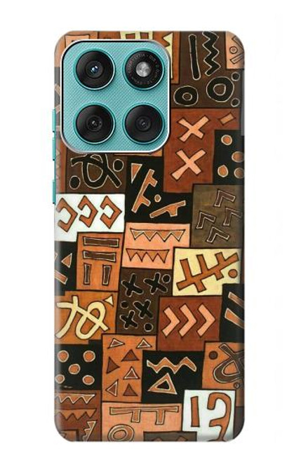 S3460 Motif Art Mali Etui Coque Housse pour Motorola Edge 60 Fusion