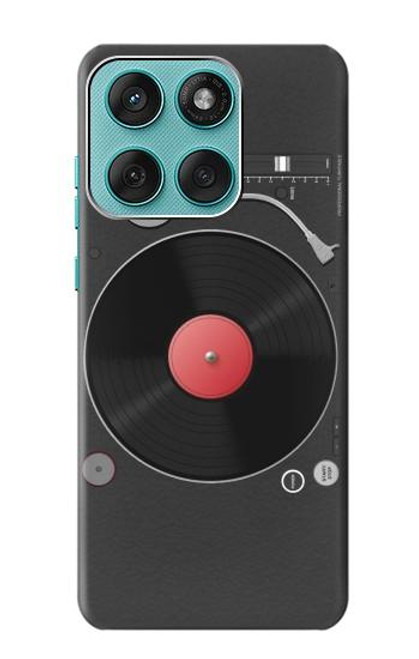 S3952 Graphique de tourne-disque vinyle tourne-disque Etui Coque Housse pour Motorola Edge 60 Fusion