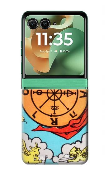 S0564 Tarot Fortune Etui Coque Housse pour Motorola Razr 70+,60+, Razr+ (2026, 2025, 2024)