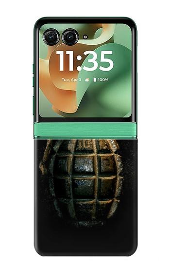 S0881 Grenade Etui Coque Housse pour Motorola Razr 70+,60+, Razr+ (2026, 2025, 2024)