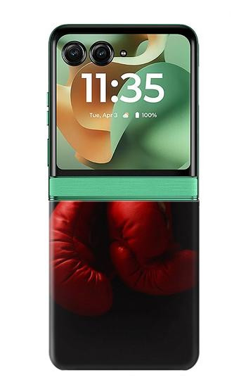 S1253 Gant de boxe Etui Coque Housse pour Motorola Razr 70+,60+, Razr+ (2026, 2025, 2024)