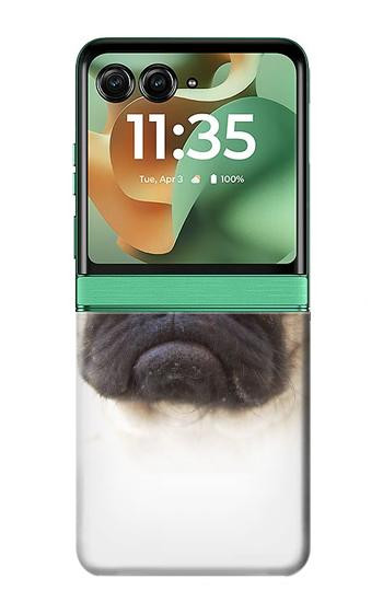 S1852 Chien carlin Etui Coque Housse pour Motorola Razr 70+,60+, Razr+ (2026, 2025, 2024)