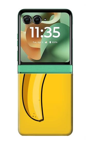 S2294 banane Etui Coque Housse pour Motorola Razr 70+,60+, Razr+ (2026, 2025, 2024)