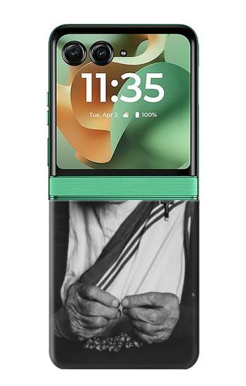 S2512 Mère Teresa Etui Coque Housse pour Motorola Razr 70+,60+, Razr+ (2026, 2025, 2024)