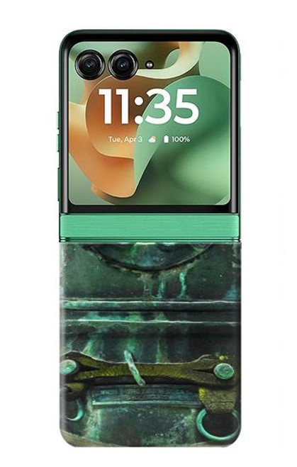 S2632 Antique Mer Profonde Millésime Casque de plongée Etui Coque Housse pour Motorola Razr 60, Razr 2025
