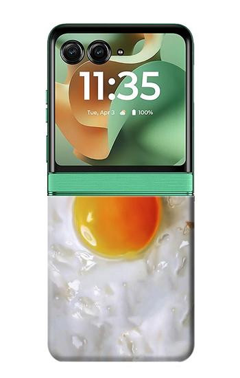 S2695 Oeuf frit Etui Coque Housse pour Motorola Razr 70+,60+, Razr+ (2026, 2025, 2024)