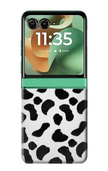 S2728 dalmatiens Texture Etui Coque Housse pour Motorola Razr 70+,60+, Razr+ (2026, 2025, 2024)