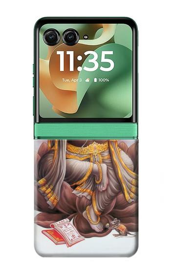 S2820 Dieu hindou Ganesha Ganapati Vinayaka Etui Coque Housse pour Motorola Razr 70+,60+, Razr+ (2026, 2025, 2024)