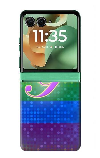 S2899 Arc en ciel LGBT Gay Pride Drapeau Etui Coque Housse pour Motorola Razr 70+,60+, Razr+ (2026, 2025, 2024)