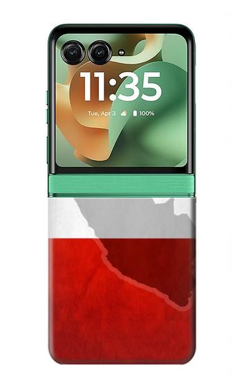 S3018 Pérou Drapeau Etui Coque Housse pour Motorola Razr 70+,60+, Razr+ (2026, 2025, 2024)